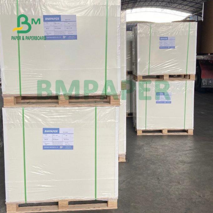 270gsm White Freezer Paper Board For Fresh Food Packaging حجیم بالا 30 x 22.5"