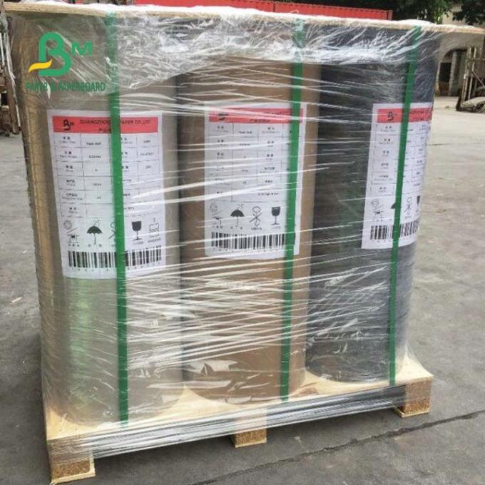 مقاومت در برابر آب ریز 0.55mm 0.35mm رول کاغذ Kraft قابل شستشوی 1