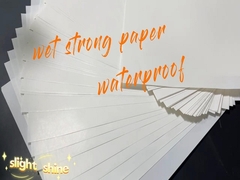 65gm کاغذ ضد آب سفید یک طرفه پوشش داده شده برای برچسب آبجو