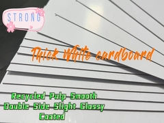 1.5mm ضخامت کاغذی دو طرفه کارتونی سفید برای قاب عکس