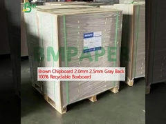 چوبی قهوه ای ۲٫۰ میلیمتر ۲٫۵ میلیمتر خاکستری پشت ۱۰۰٪ کارتن بازیافتی