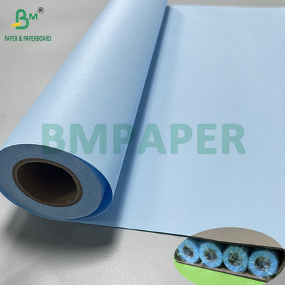 دو طرفه آبی ۸۰ گرم مهندسی طراحان طومار کاغذی آبی ۲۴ اینچ x ۵۰ یارد