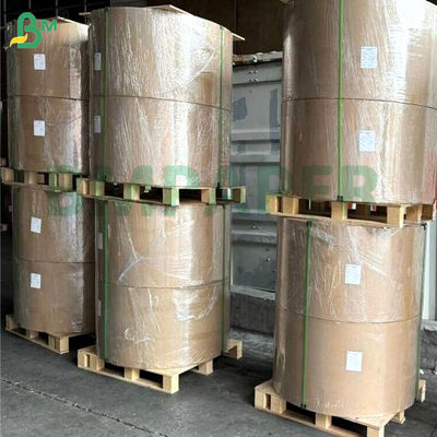 PET ضد چرب ضد آب سفید یک طرفی کاغذ پوشانده 200gsm 300gsm 400gsm برای جعبه های غذای مایکروویو بسته بندی نانوایی