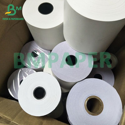 55gm 60gm کاغذ حرارتی روال رسید 9 * 13 هسته 80 * 80mm POS دستگاه های ثبت پول