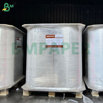 26gm کاغذ بسته بندی دندانکاه کاغذ برش رول ها رنگ سفید/ کرفت قهوه ای