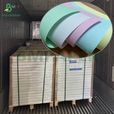 80 گرام سفید CB و 56 گرام زرد CF کاغذ NCR بدون کربن 22 × 34