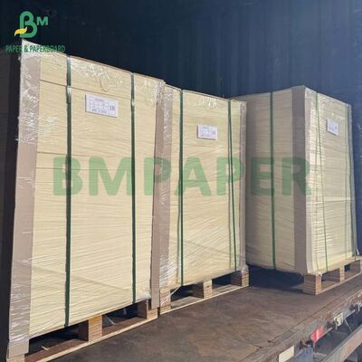 تخته زیرلیوانی بدون روکش 455mm x 650mm 390GSM سفید طبیعی برای زیرلیوانی های آبجو