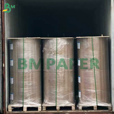 کاغذ پخت و پز پوشیده با سیلیکون رول 40gsm کاغذ پرچم سفید شده
