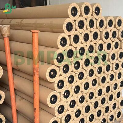 80 گرم 70 گرم کاغذ کرافت قهوه ای سوراخ دار رول 72 اینچ 90 اینچ در 100 متر