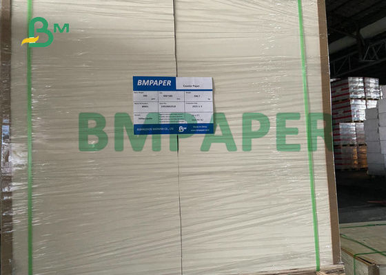 کاغذ زیر لیوانی بدون پوشش خمیر چوب طبیعی 0.7 میلی متر 1 میلی متر برای پدهای تشک آبجو