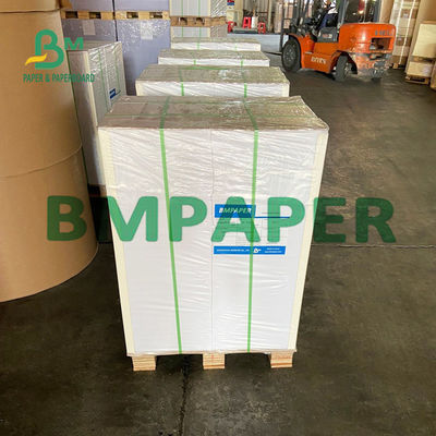 ورق کاغذ باند سفید طبیعی 455 x 650mm برای کتاب‌های بروشور