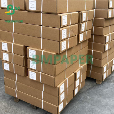 24 اینچ 50 یارد 20 لیتر باند کاغذ جوهر افشان بدون پوشش رول کاغذ پلاتر CAD