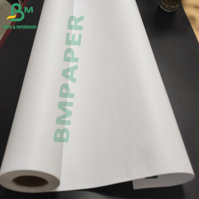 رول کاغذ پلاتر باند سفید 36 اینچ 500 اینچ بدون روکش هسته 3 اینچی صاف
