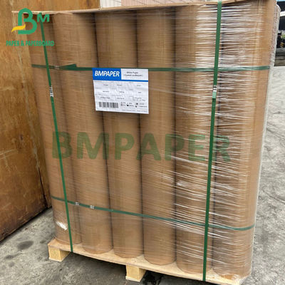 کاغذ سفید 157 گرمی C1S C2S 54 اینچ عرض X 210 متر طول 3 اینچ هسته