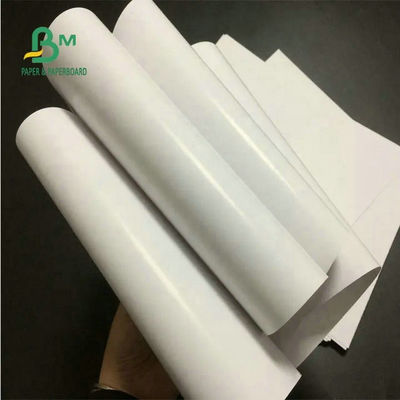 95 x 130cm 200 گرم 250 گرم رول کاغذ هنری براق سفید برای بروشور سازی