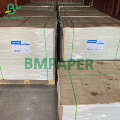 تخته کاغذ SBS عاج، کاغذ سفید پوشش داده شده یک طرفه 350 گرمی 375 گرمی 70 سانتی متری 100 سانتی متری