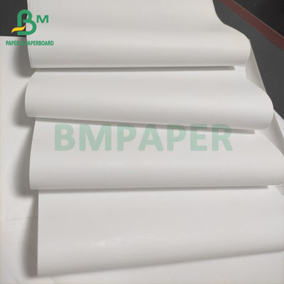 48gsm کاغذ حرارتی سفید رول خمیر کاغذ بکر برای دستگاه پوز رسید