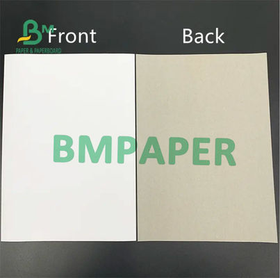 تخته دوبلکس با روکش سفید خاکستری، تخته پشت خاکستری خمیر بازیافتی 0.3mm - 2mm ضخامت