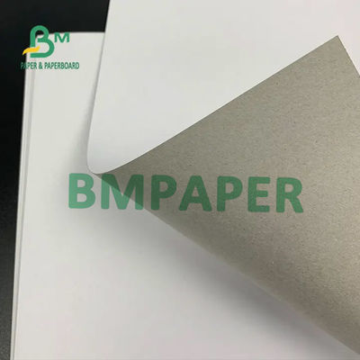 تخته دوبلکس با روکش سفید خاکستری، تخته پشت خاکستری خمیر بازیافتی 0.3mm - 2mm ضخامت