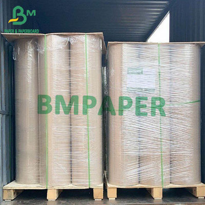 کاغذ کرافت کیسه ای 40 گرمی 70 گرمی BKP برای بسته بندی مواد غذایی قهوه ای با عرض 0.5 - 2.5 متر