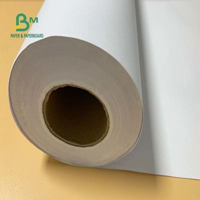 36 اینچ 300 فوت 20 پوند کاغذ باند جوهر افشان بدون پوشش CAD رول 2 اینچی