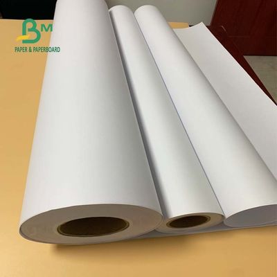 کاغذ پلاتر 36 اینچ x 300 فوت روی رول کاغذ CAD با فرمت گسترده هسته 2 اینچی