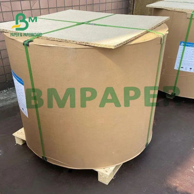 350 گرم کاغذ کرافت گونی سفید نشده، کاغذ بسته بندی قهوه ای صنعتی قابل گسترش