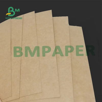350 گرم کاغذ کرافت گونی سفید نشده، کاغذ بسته بندی قهوه ای صنعتی قابل گسترش