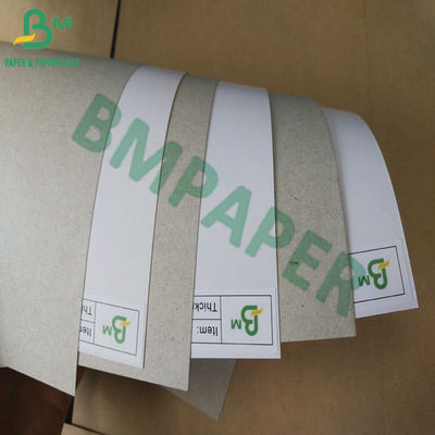 پشت خاکستری GD2 با روکش کاغذ تخته دوبلکس بازیافت شده خمیر کاغذ رویه سفید