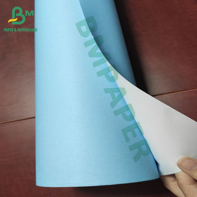 رول کاغذ پلاتر آبی تک طرفه 24 اینچی 36 اینچی برای پلاتر CAD