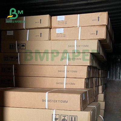 کاغذ طرح اولیه 80 گرمی یک طرفه برای چاپگرهای CAD 30 اینچ x 50 یارد 2 اینچی
