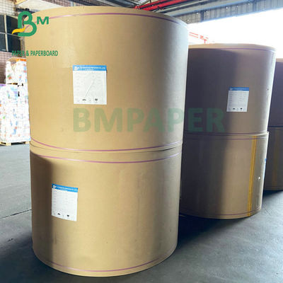 80GSM 90GSM Kraft Liner Board، کاغذ کرافت نیمه قابل گسترش برای کیسه های سیمانی