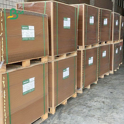 80GSM 90GSM Kraft Liner Board، کاغذ کرافت نیمه قابل گسترش برای کیسه های سیمانی