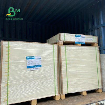رول کاغذ فریزر 30 x 40 اینچ 12pt 14pt 18pt تخته هنری C1S سفید برای بسته بندی مواد غذایی