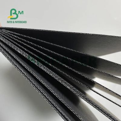 مقوا کاغذ راه راه مشکی E F فلوت 110 گرمی 120 گرمی ضخامت 150 گرمی