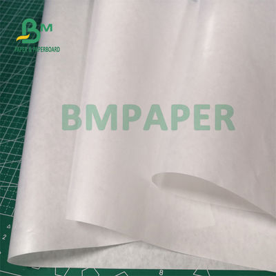 ورق های کاغذ کرافت سفید درجه مواد غذایی MG 40gsm 50gsm برای بسته بندی شکر 600 میلی متر