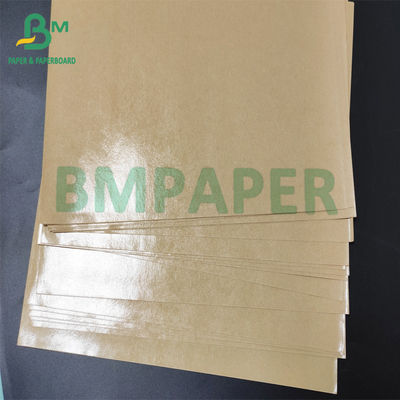 کاغذ استوک لیوان با روکش پلی اتیلن تک، کاغذ کرافت قهوه ای 70 گرم + 15 گرم درجه غذایی پلی اتیلن