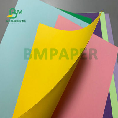 ورق کاغذی Woodfree Bristol Craft Uncoated Colorful For DIY
