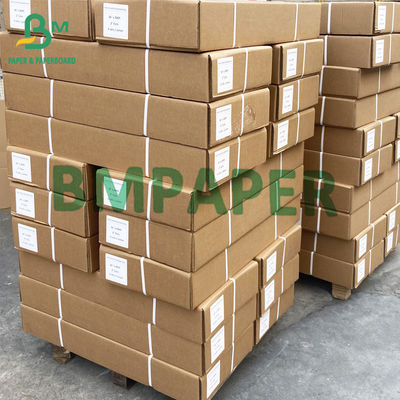 کاغذ پلاتر بدون پوشش 24 اینچ 150 اینچ 20 پوند CAD رنگ سفید روشن برای مهندسی