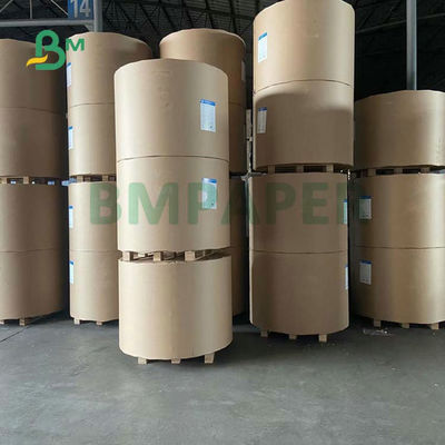 رول کاغذ کرافت ویرجین سفید 24 x 35 اینچ 150 گرمی 170 گرمی 190 گرمی برای کیسه های کاغذی
