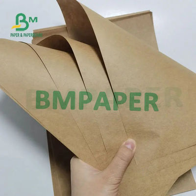 ورق های کاغذ کرافت قهوه ای تیره با استحکام بالا 80 گرمی 90 گرمی برای کیسه تحویل