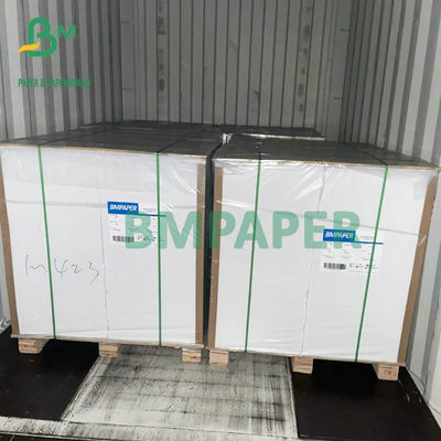 کاغذ ابریشم براق متن با روشنایی بالا سوپر سفید 80 پوند 100 پوند 24 اینچ X 36 اینچ