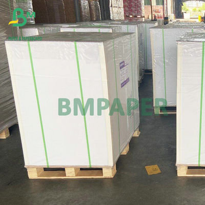 کاغذ ابریشم براق متن با روشنایی بالا سوپر سفید 80 پوند 100 پوند 24 اینچ X 36 اینچ