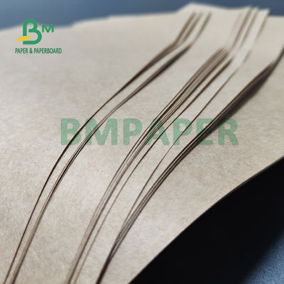 کاغذ کرافت گونی قهوه ای ویرجین پالپ 90 گرمی برای کیسه توت مقاوم در برابر پارگی 70 در 100 سانتی متر