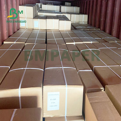 کاغذ باند CAD آبی 36 اینچی X 500 فوت برای چاپگرها ضد آب 80 گرمی