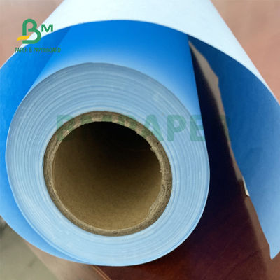 کاغذ پلاتر مهندسی 24 اینچی X 150 فوت 2 اینچی هسته آبی برای طراحی 20 پوند