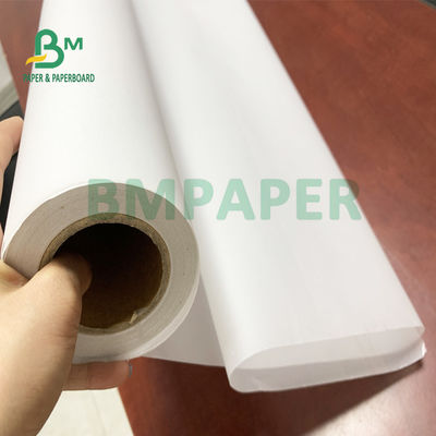 کاغذ نشانگر پلاتر 48 گرمی 36 اینچ X 100 متر CAD برای صنعت تخت و صاف