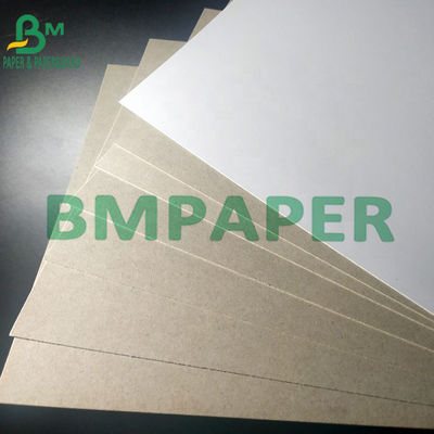 تخته کاغذ دوبلکس سفید روکش شده 200 گرم - 450 گرم با مواد خمیر بازیافتی پشت خاکستری