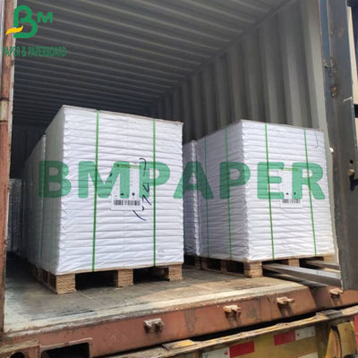 360 گرم 25 × 38 اینچ کاغذ براق سفید C2S پوشش دو طرفه برای Hangtag