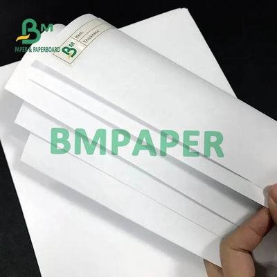 کاغذ جامبو قابل بازیافت خمیر کاغذ باند سفید 50 گرمی 53 گرمی 60 گرمی 65 سانتی متری 100 سانتی متری